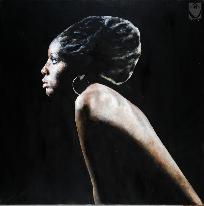 oil on canvas - olio su tela di Piro